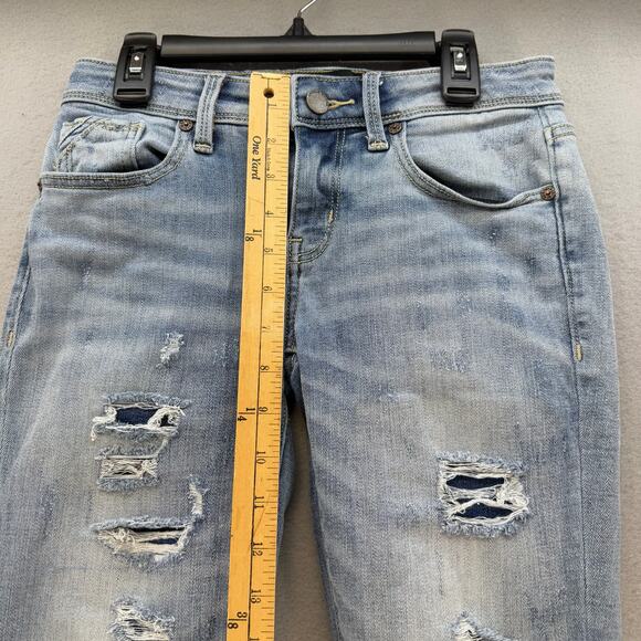 Buckle Black Jeans Women's 24 (0) Light Blue Moto Ankle Skinny Preppy Grunge - Picture 12 of 14